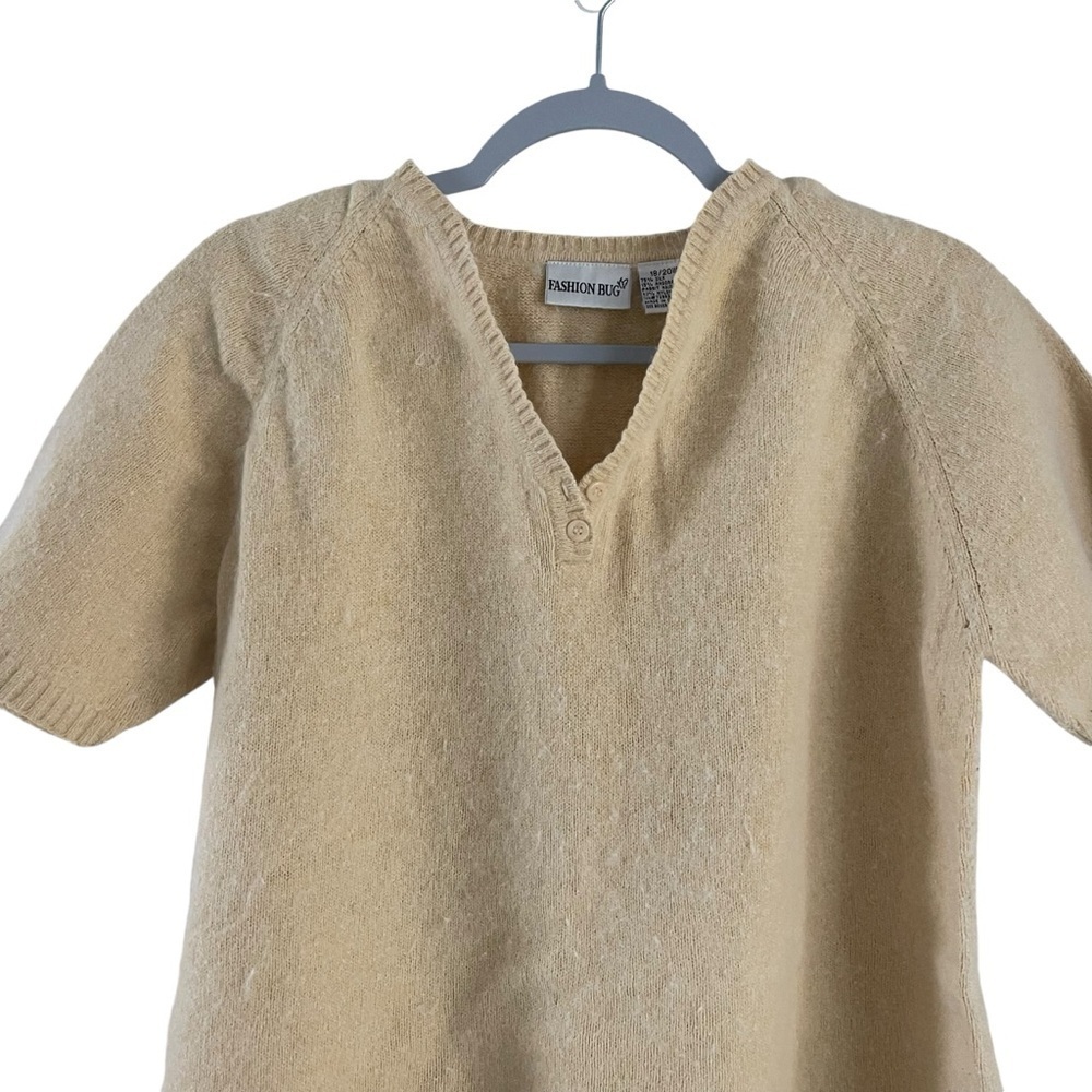 Fashion Bug Women Sweater Silk and Angora Blend Size 18/29 - Picture 3 of 5